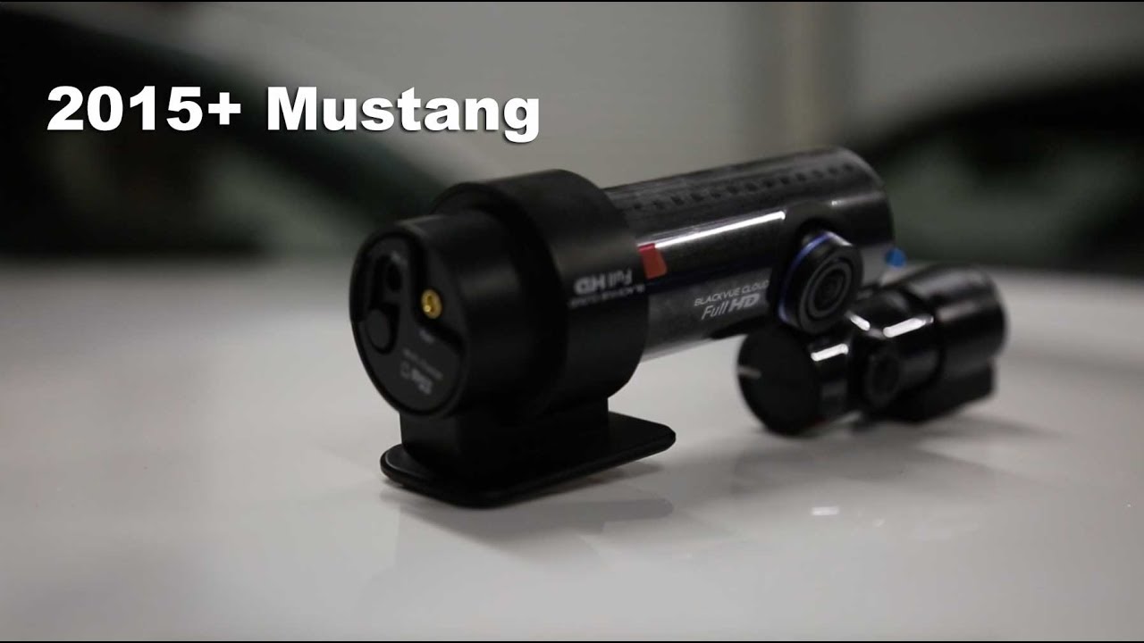 Black-Vue-Dashcam-install-on-2015-Mustang