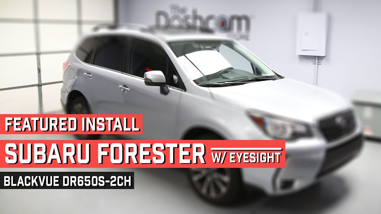 BlackVue-DR650S-2CH-WiFi-Hotspot-Installed-Subaru-Forester-by-The-Dashcam-Store™