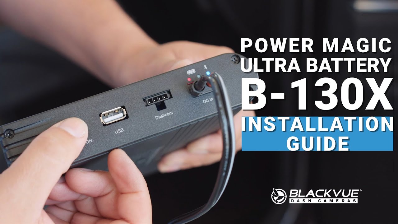 BlackVue-Power-Magic-Ultra-Battery-B-130X-Installation