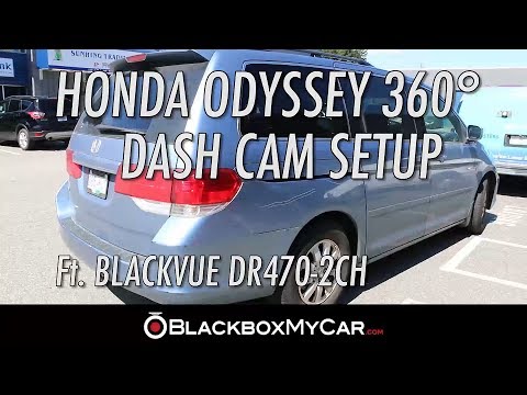 Blackvue-4-Channel-Dash-Cam-Setup-in-Minivan-BlackboxMyCar