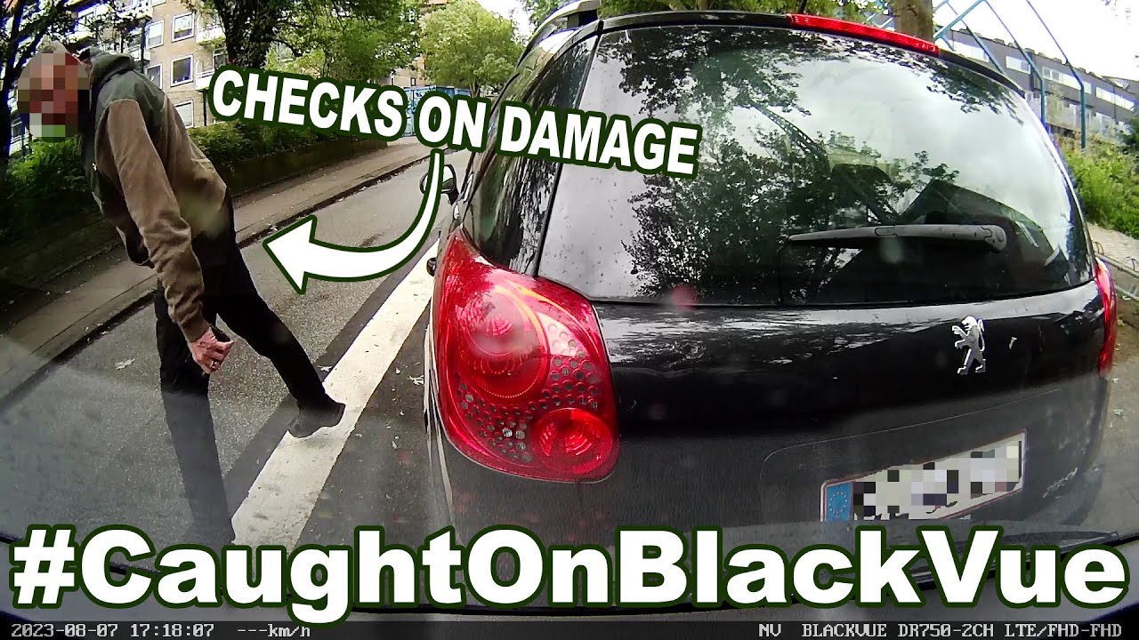 Double-Hit-And-Run-While-Parked-CaughtOnBlackVue