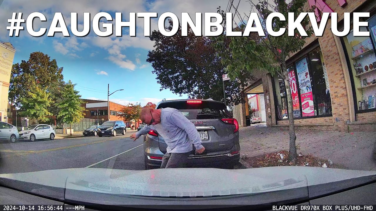 Driver-Backs-Up-Into-A-Parked-Car-CaughtOnBlackVue