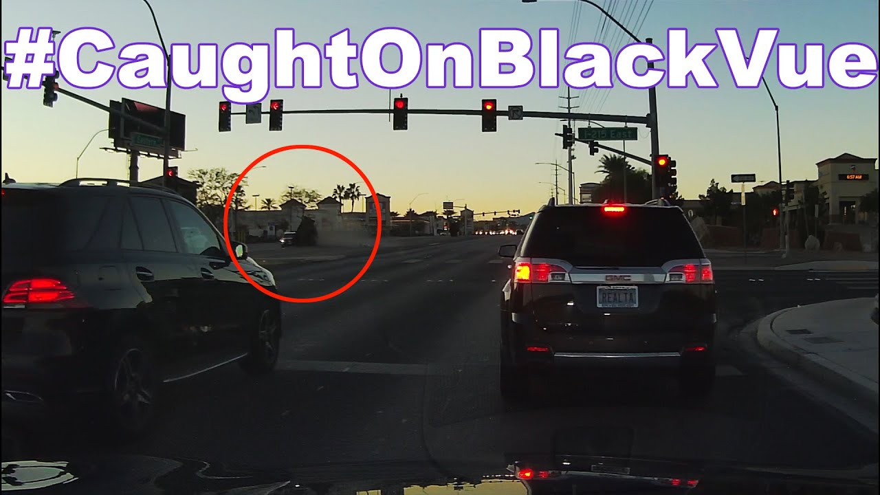 Driver-Crashes-Into-4K-pound-Art-Piece-In-Las-Vegas-CaughtOnBlackVue