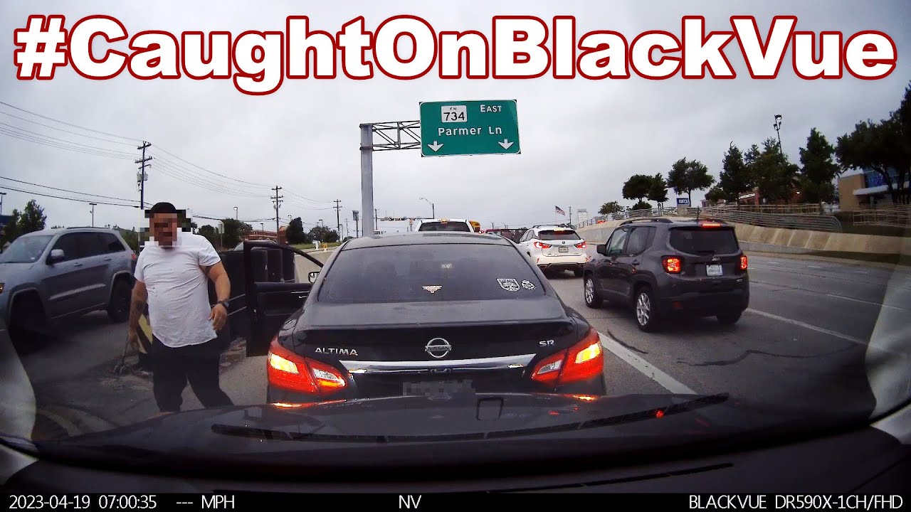 Driver-Crashes-Into-Another-Car-Claims-Nothing-Happened-CaughtOnBlackVue