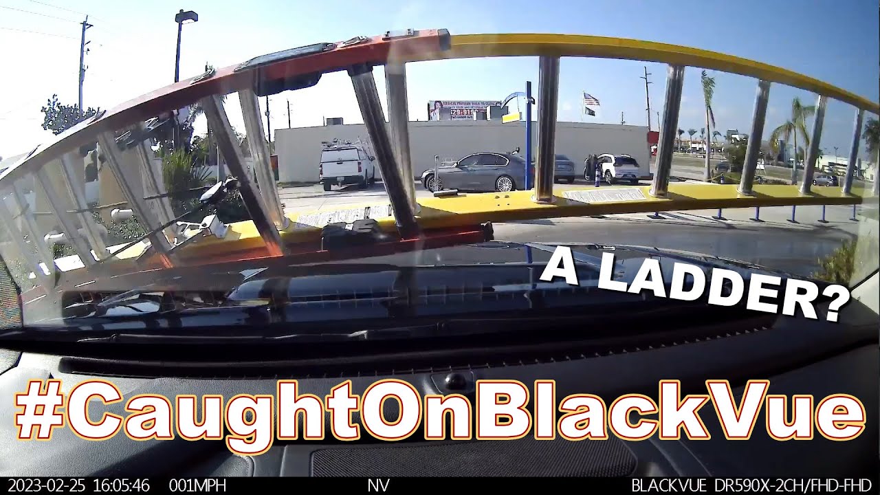 Faling-Ladder-Accident-In-A-Car-Wash-CaughtOnBlackVue