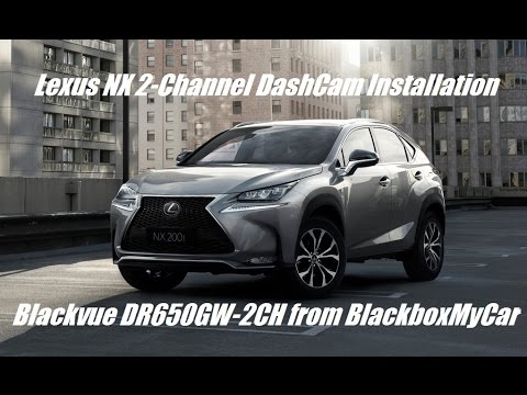 How-to-Install-2-Channel-Dashcam-on-SUV-Lexus-NX