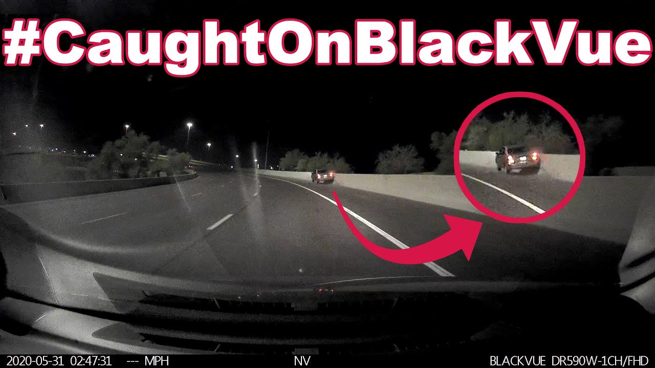 Impaired-Driver-Hitting-the-Wall-on-a-Highway-CaughtOnBlackVue