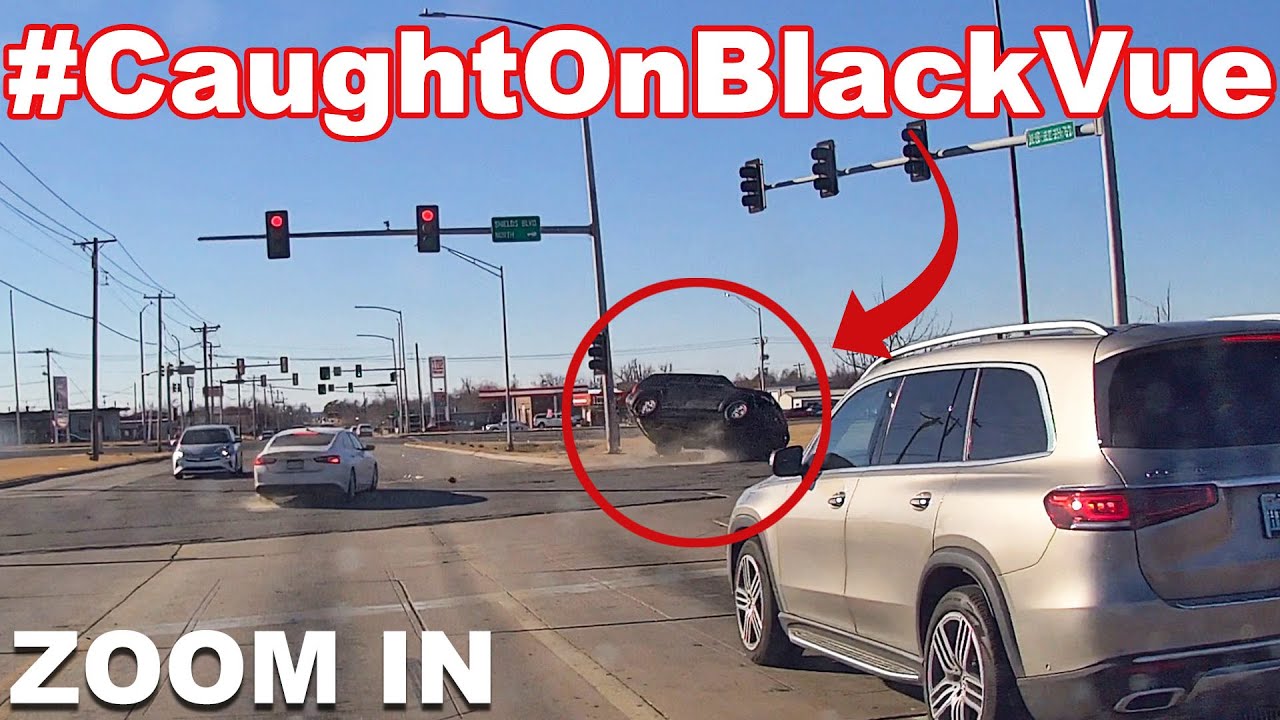 Intersection-Rollover-Caused-by-Red-Light-Runner-CaughtOnBlackVue