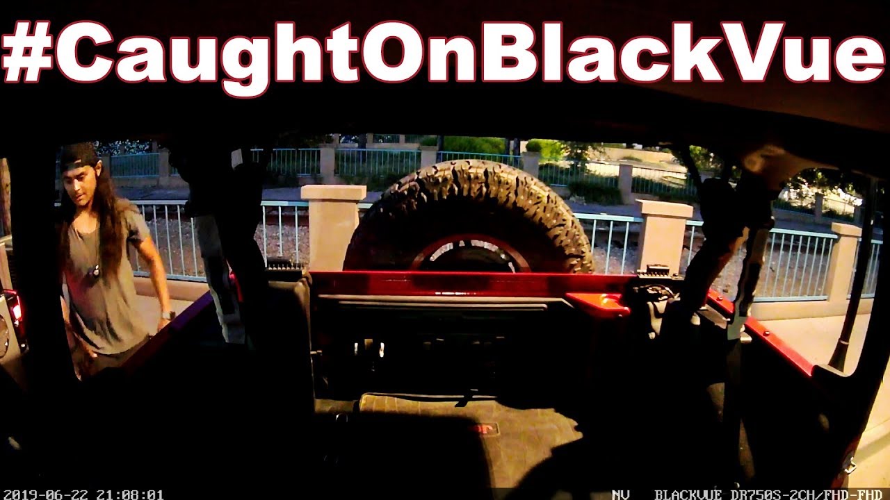 Jeep-Door-Thief-Caught-On-BlackVue-DR750S-2CH-Dashcam