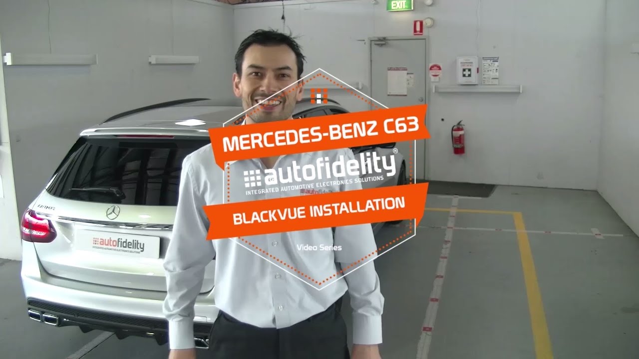 Mercedes-Benz-C63-Blackvue-Installation