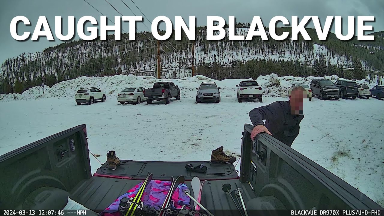 New-Ford-F150-Rolls-Backward-While-Parked-CaughtOnBlackVue