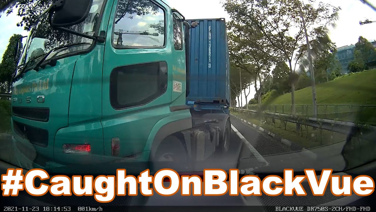 Rear-ended-by-a-Truck-While-Stuck-In-Traffic-CaughtOnBlackVue