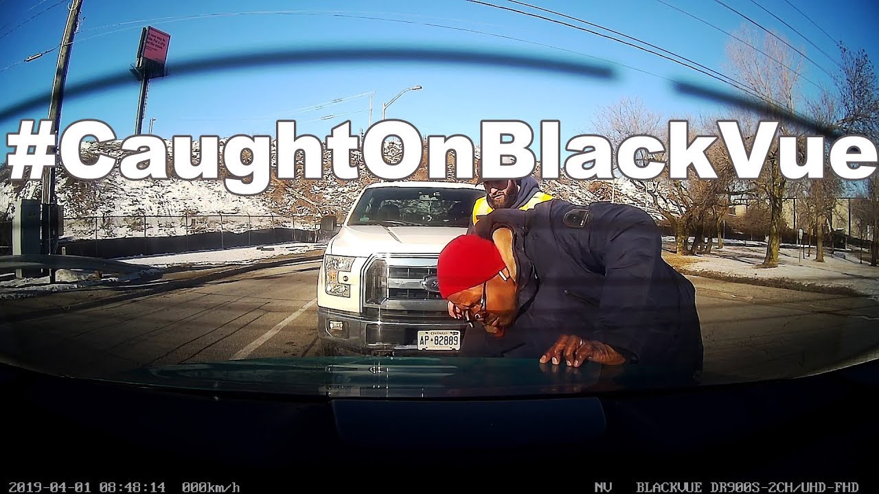 Rear-ended-by-a-Truck-at-a-Red-Light-CaughtOnBlackVue