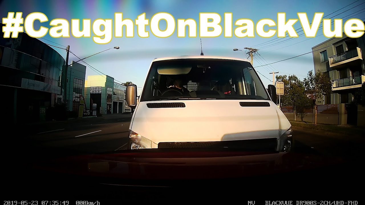 Rear-ended-by-a-distracted-driver-CaughtOnBlackVue