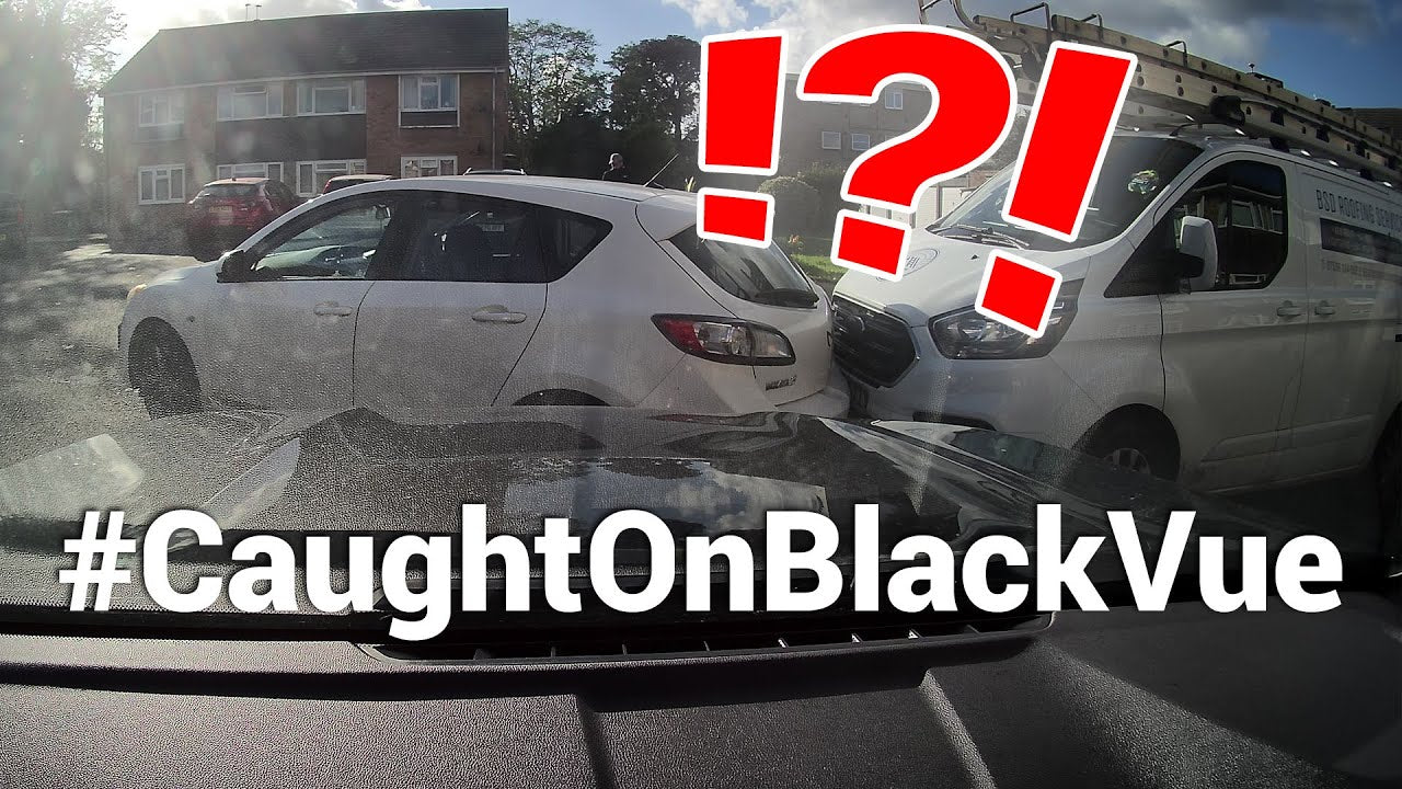 Residential-Parking-Lot-Hit-And-Run-CaughtOnBlackVue-Dash-Cam-Footage