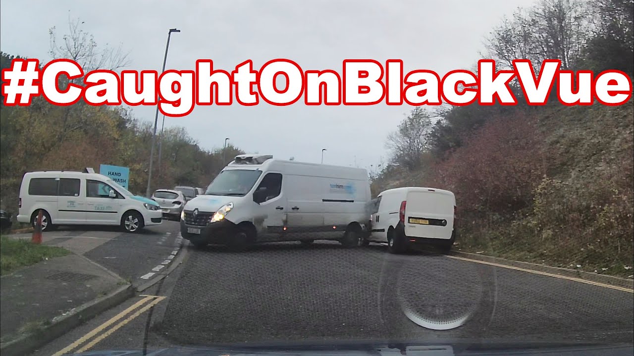 Reversing-Into-a-Parked-Van-CaughtOnBlackVue-1