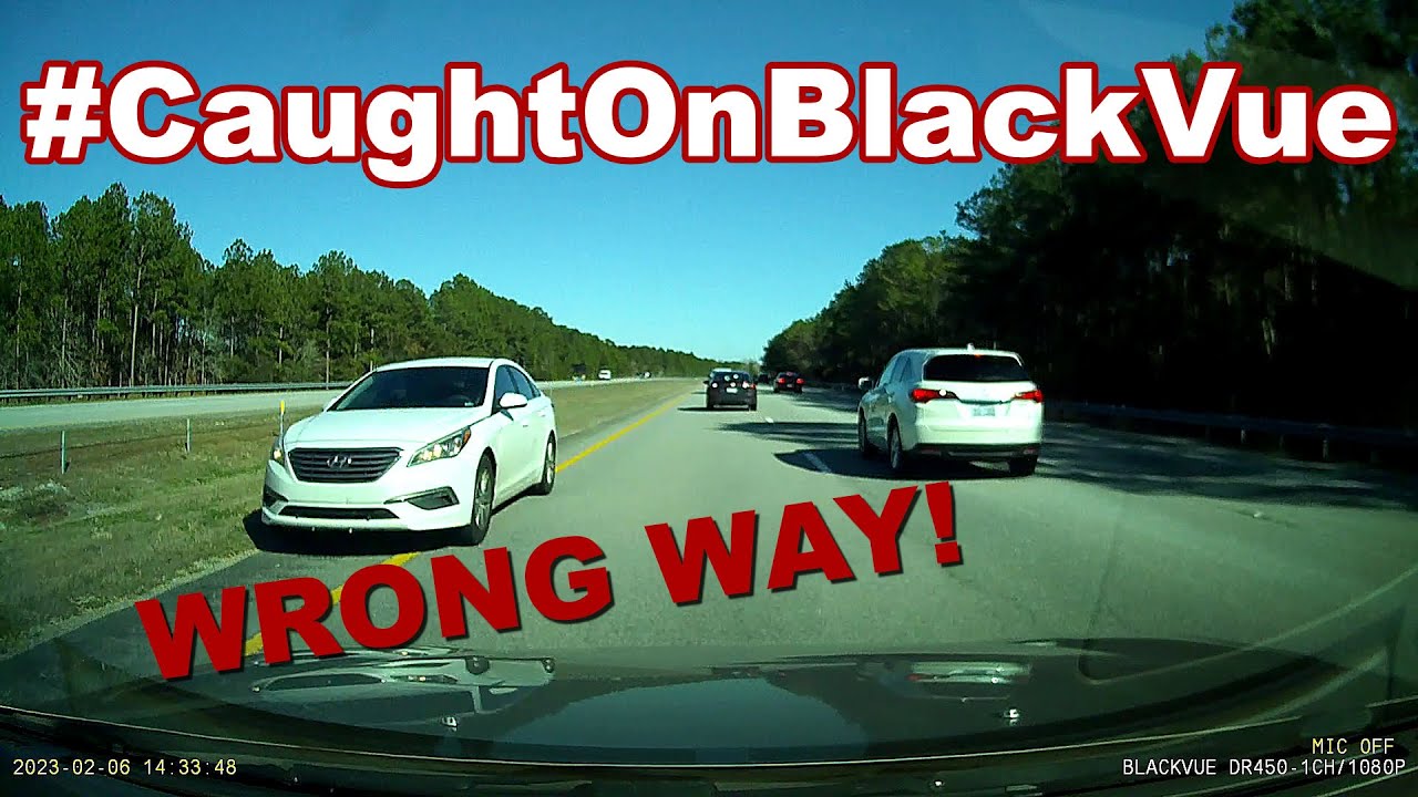 Suspect-Driving-on-Wrong-Side-of-Highway-at-135-MPH-CaughtOnBlackVue