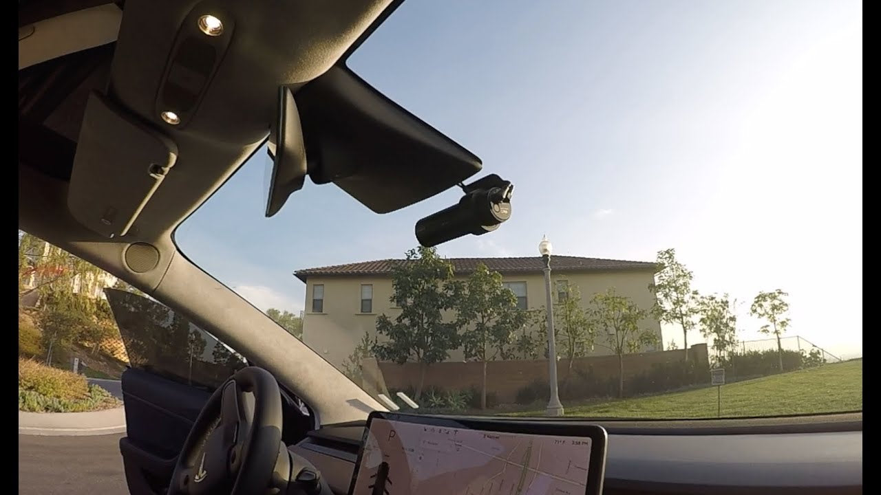 Tesla-Model-3-Dashcam-Install-Blackvue