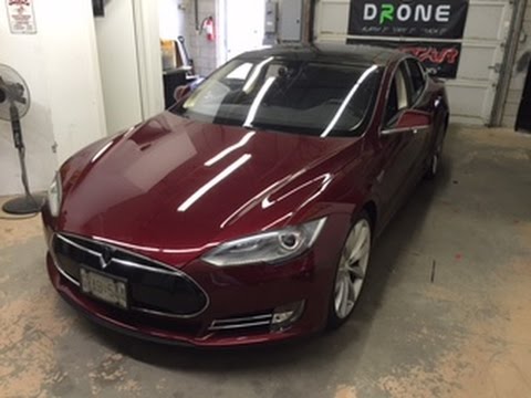 Tesla-Model-S-with-Panoramic-Roof-Dash-Camera-Install-Blackvue-DR650GW-1-Channel