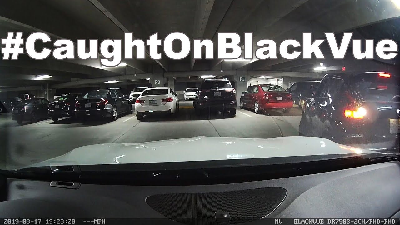 Underground-Parking-Lot-Accident-CaughtOnBlackVue