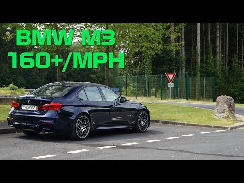 2016 BMW M3 goes over 160MPH on a German highway