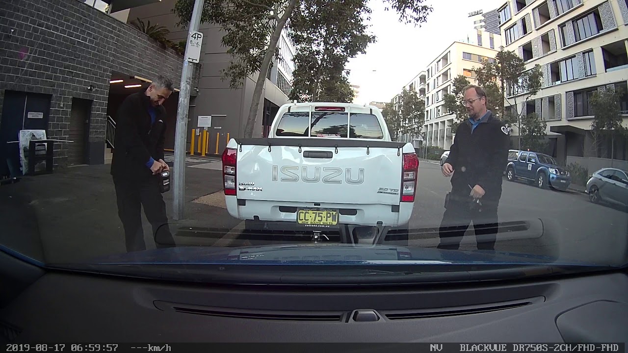 Sydney Council Rangers Reverse Into Vehicle… And Leave #CaughtOnBlackVue