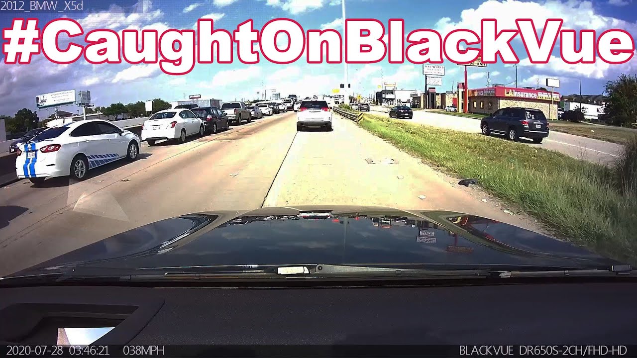 3-Car Pileup On Interstate #CaughtOnBlackVue