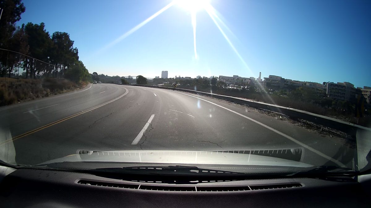 BlackVue cpl filter comparison images filter off