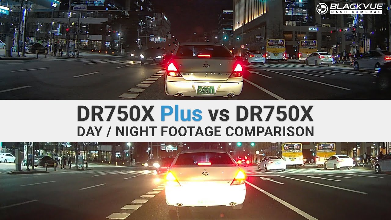 DR750X Plus vs DR750X Comparison Footage (Day/Night)