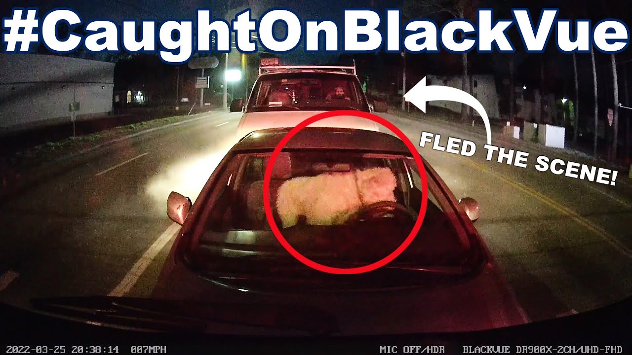 Four Car Crash, DUI, Hit-And-Run At An Intersection #CaughtOnBlackVue