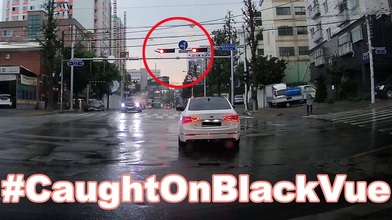 Driver Pressured Into Running Red Light?! #CaughtOnBlackVue