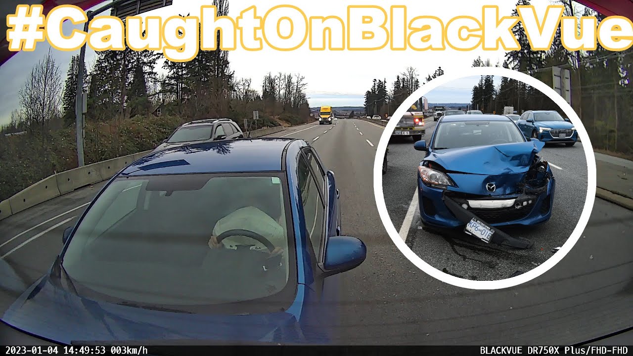 Didn’t Even Slow Down! Rear-end Accident #CaughtOnBlackVue
