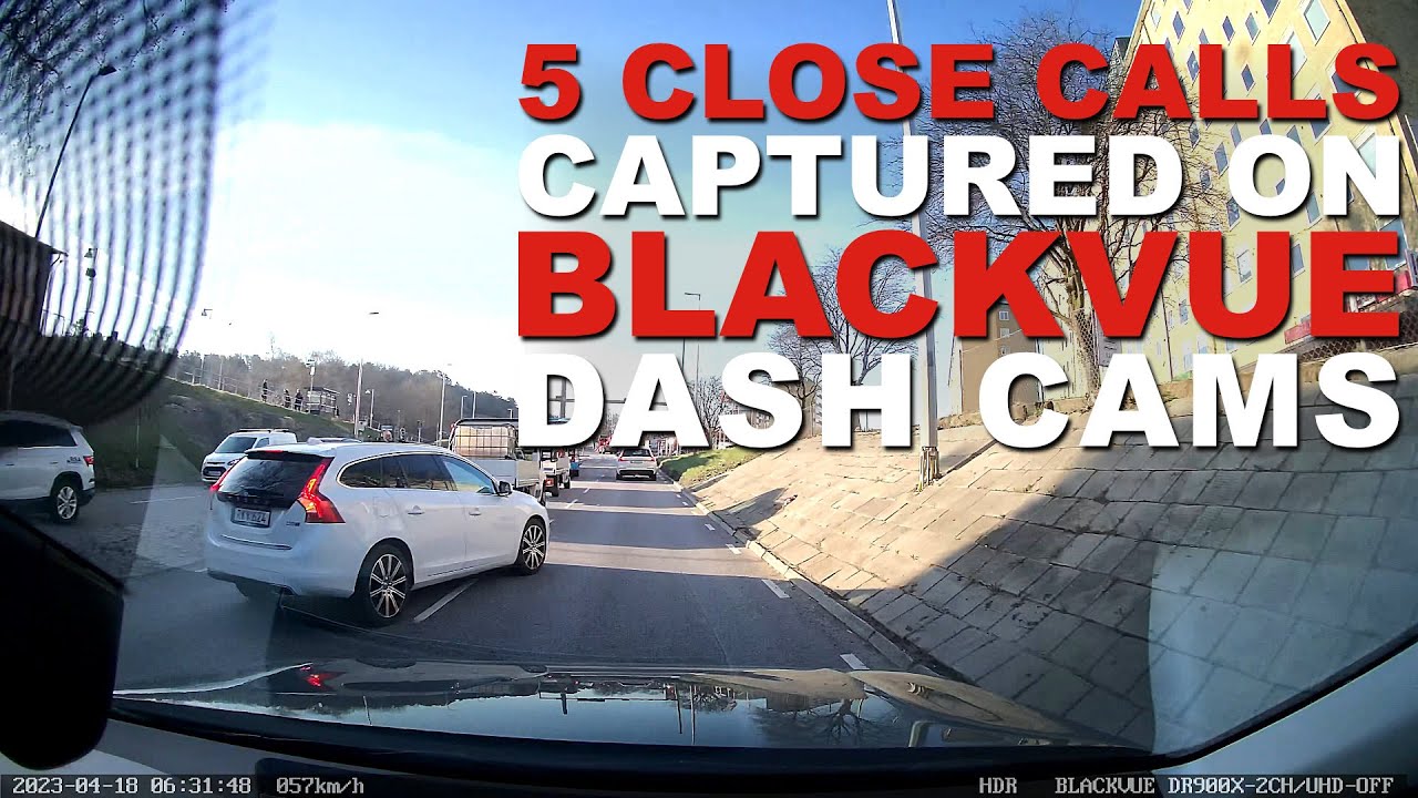 5 Close Calls Captured On BlackVue Dash Cams #Compilation