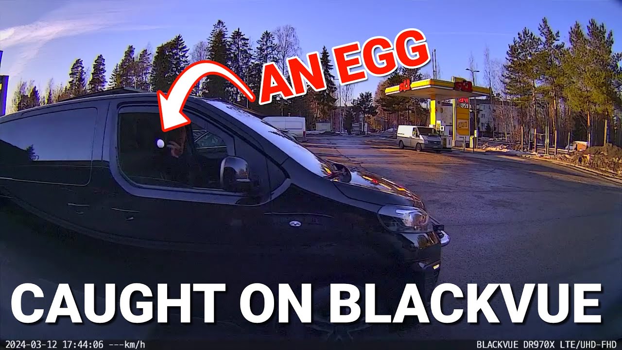 Mann wird dabei erwischt, wie er Eier auf das Auto seiner Ex-Frau wirft #CaughtOnBlackVue